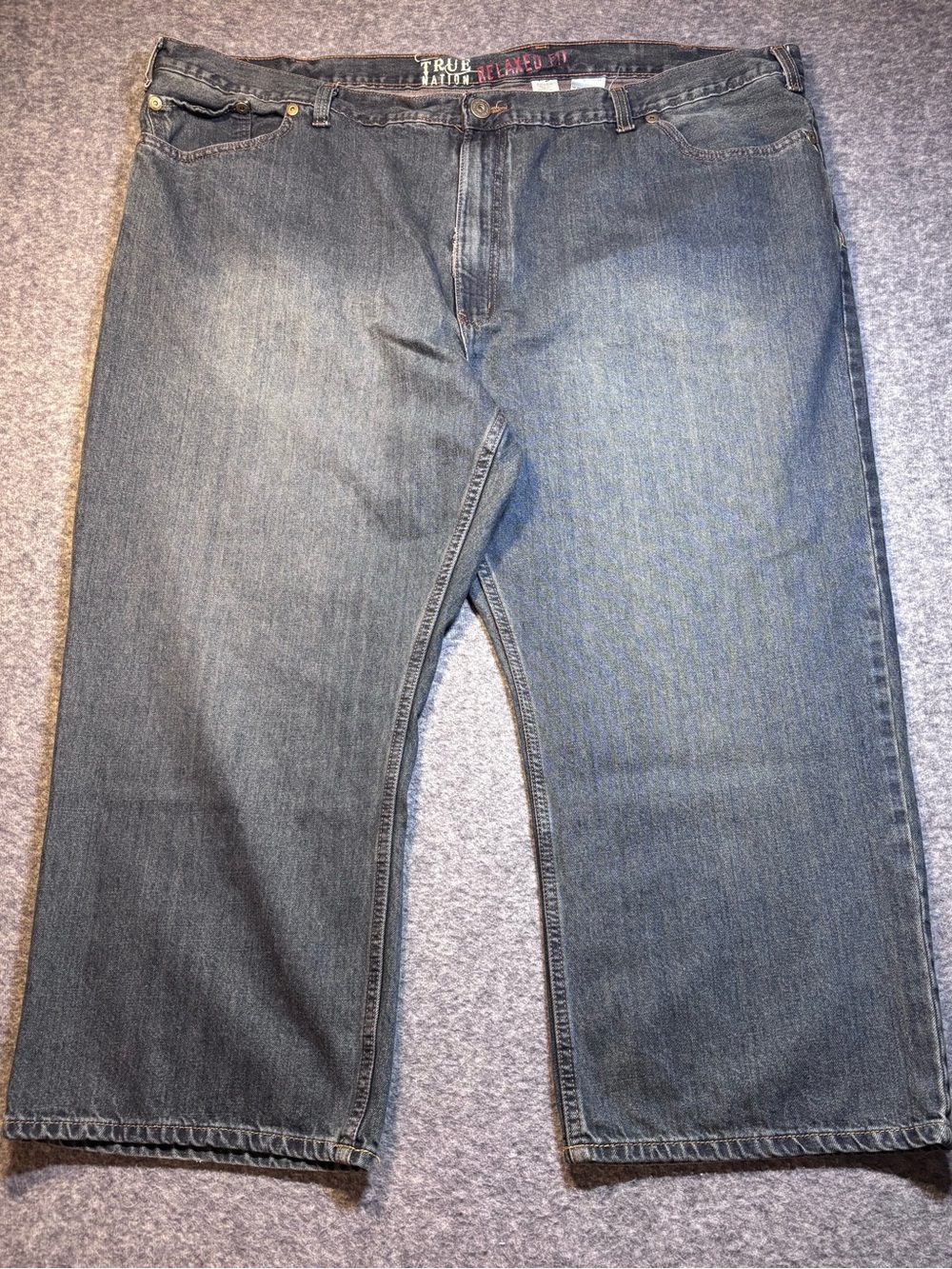 True Nation Men’s Blue Denim Jeans 52x28